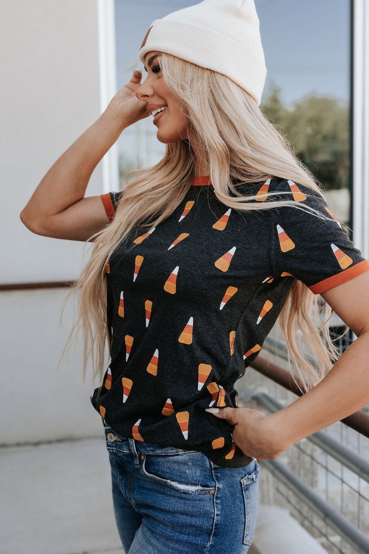 Candy Corn Cutie- Tee