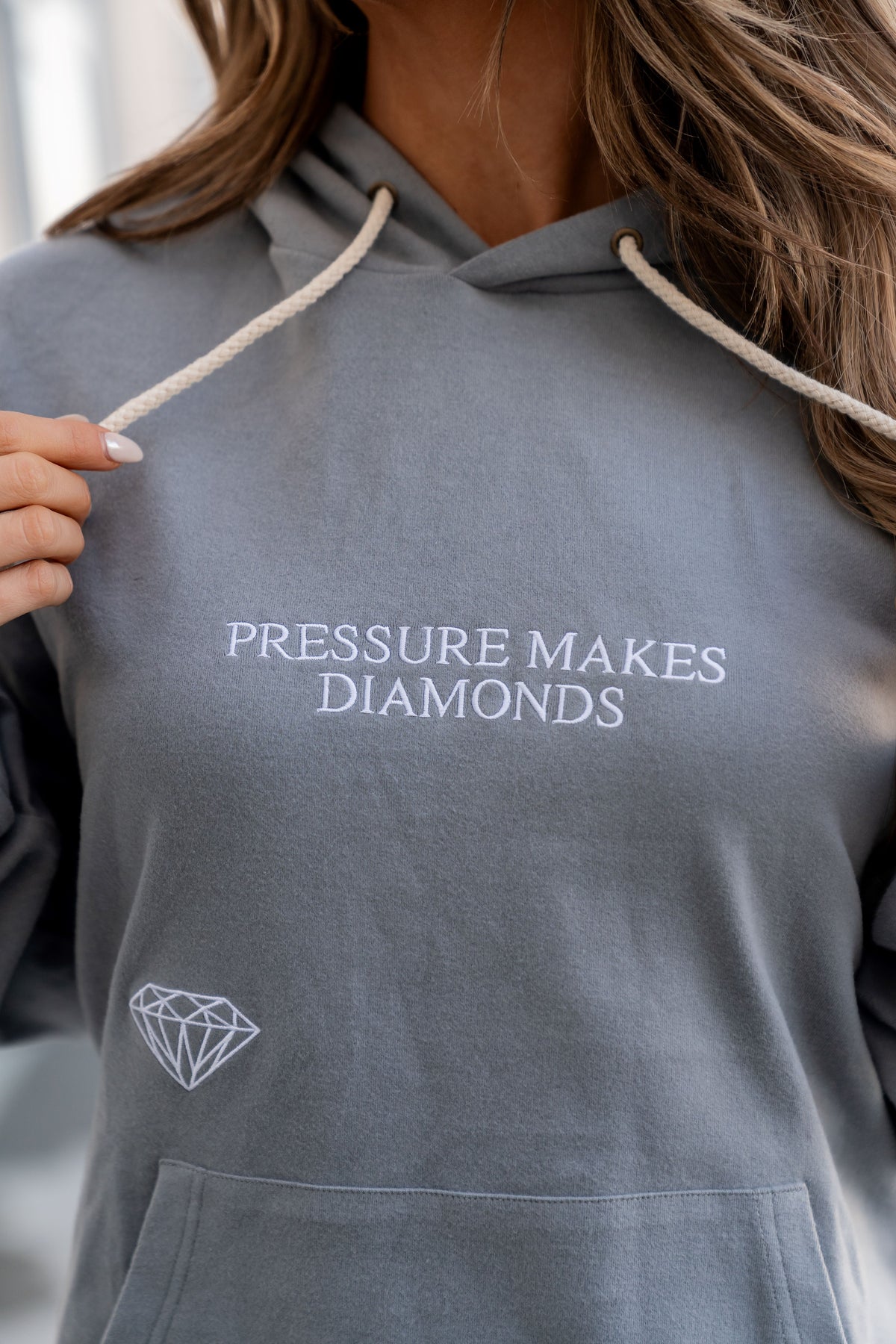 University Hoodie - Pressure Makes Diamonds