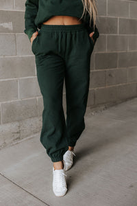 Never Better Joggers: Forest Green