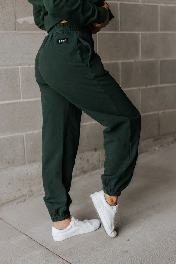 Never Better Joggers - Forest Green