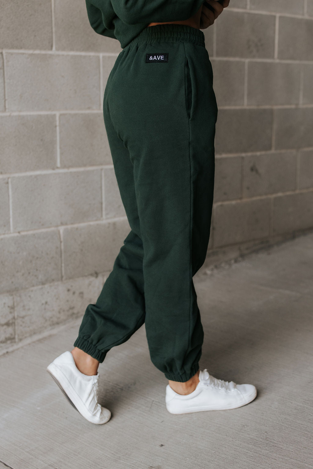 Never Better Joggers: Forest Green