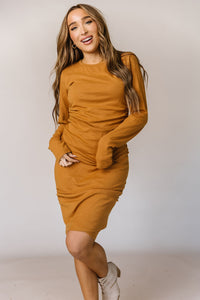 Better Than Basic Dress - Long Sleeve Butterscotch