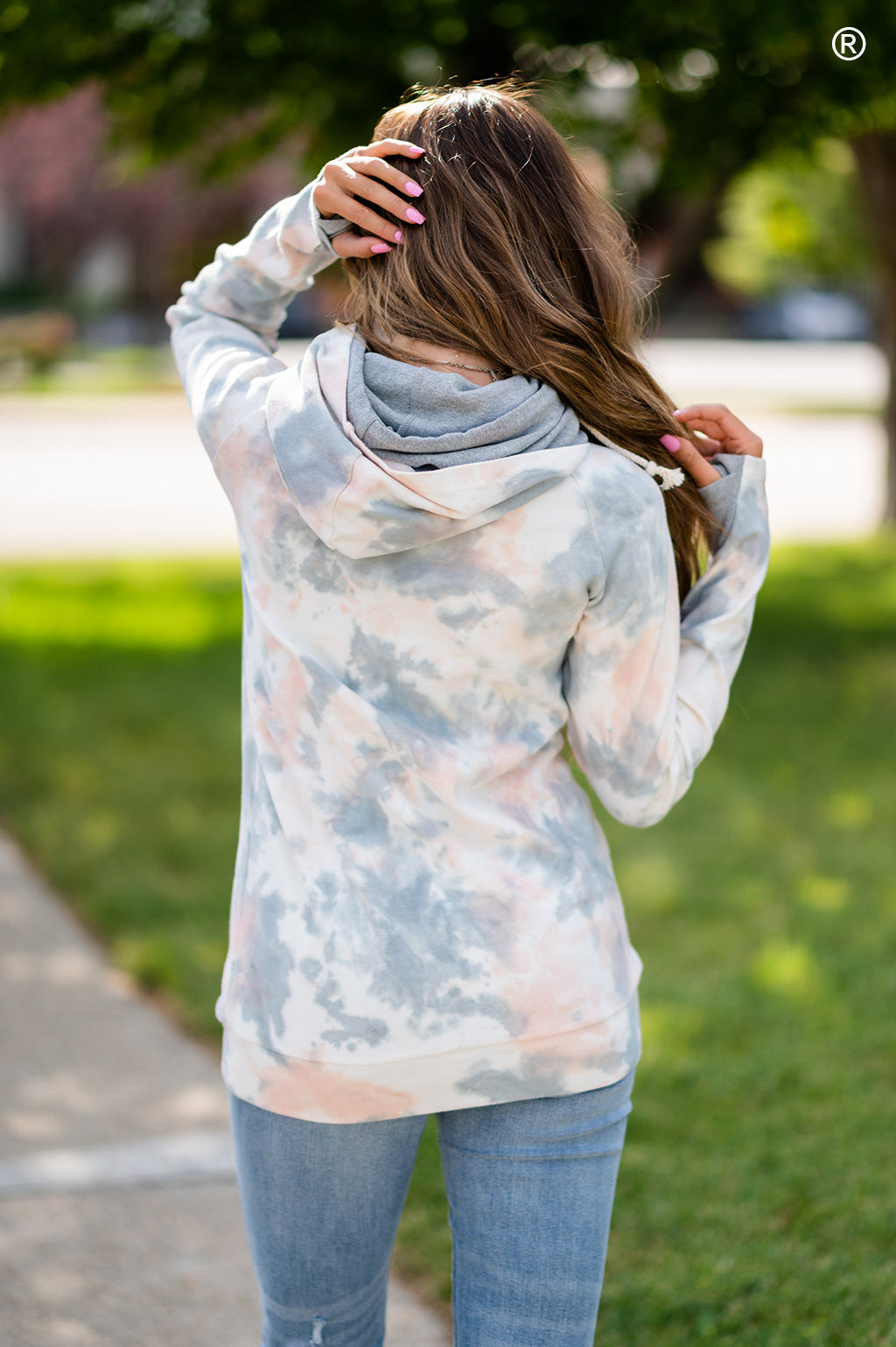 DoubleHood™ Sweatshirt - Tie Dye-nomite