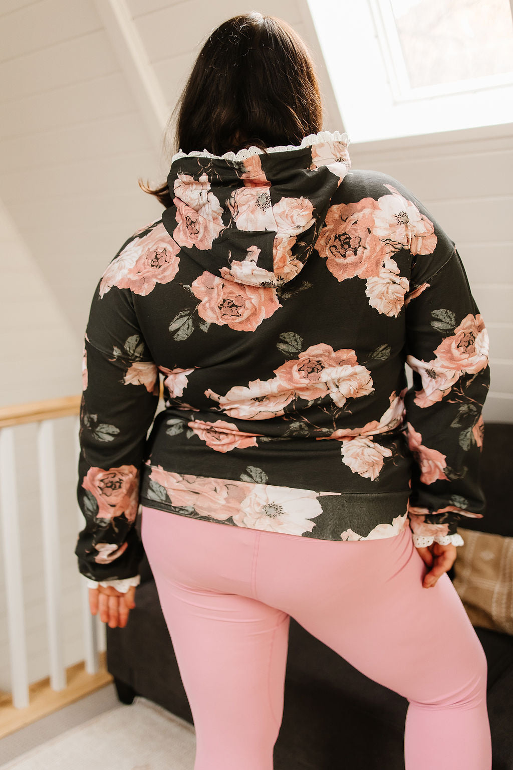 University Hoodie - Blush & Blooms