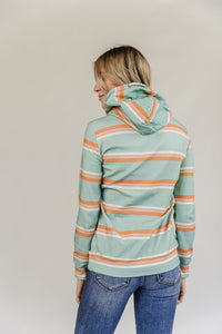 SingleHood Sweatshirt - Blue Stripe