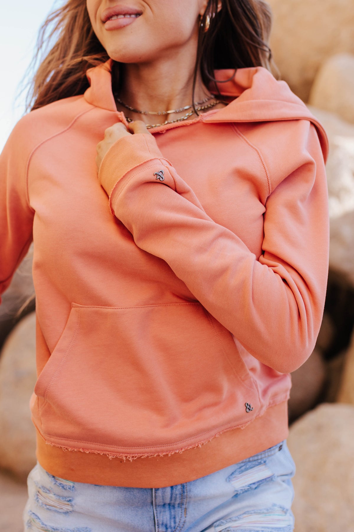 Elevated Sweatshirt Edge - Freedom Of Peach