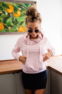 Elevated Sweatshirt Crossover- Everything's Rosy