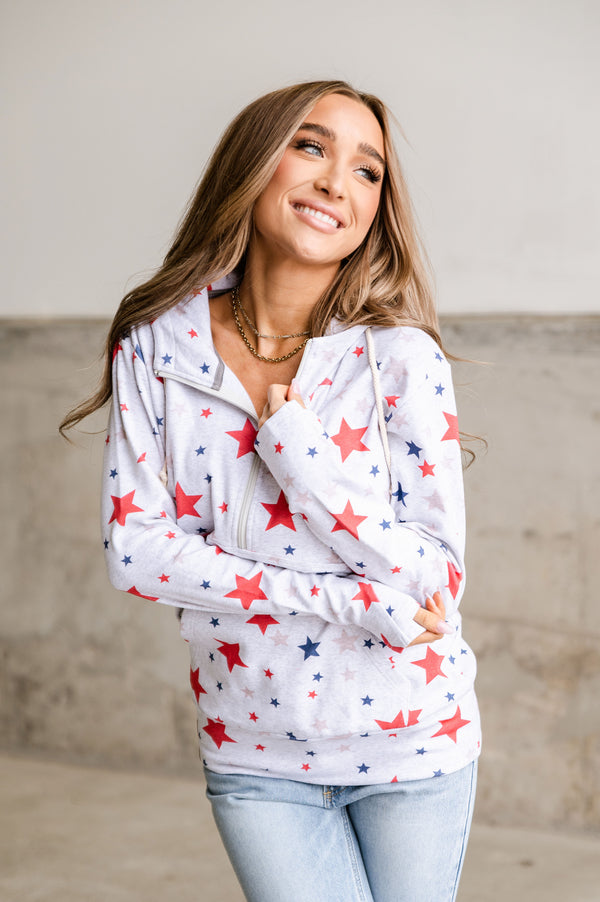 HalfZip Sweatshirt - Star Spangled