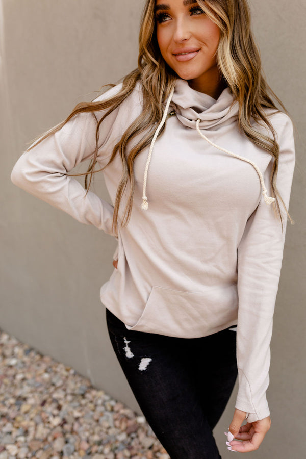 Basic DoubleHood™ Sweatshirt - Pearl