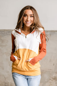 HalfZip Sweatshirt - Sunny Orange