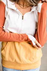 HalfZip Sweatshirt - Sunny Orange