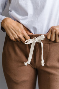 Performance Fleece Joggers- Fawn