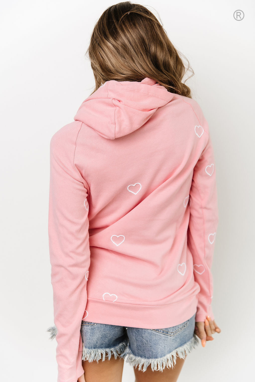 DoubleHood™ Sweatshirt - Perfect Two Pink