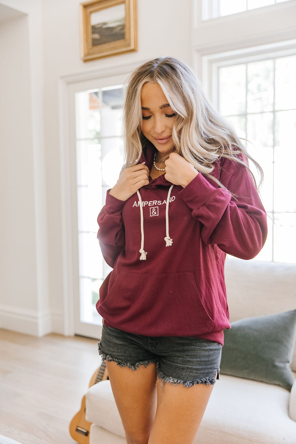 University Hoodie- Classic Plum