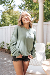 University Pullover- Classic Sage