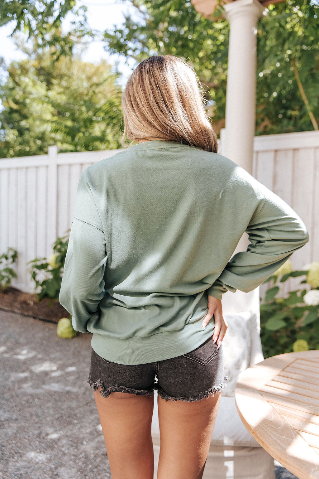 University Pullover- Classic Sage